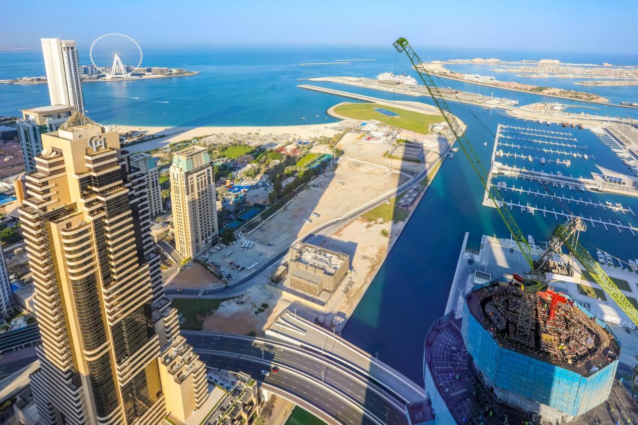 Ferienwohnung Penthouse In Dubai Marina , Cayan Tower , Sea View Exterior foto